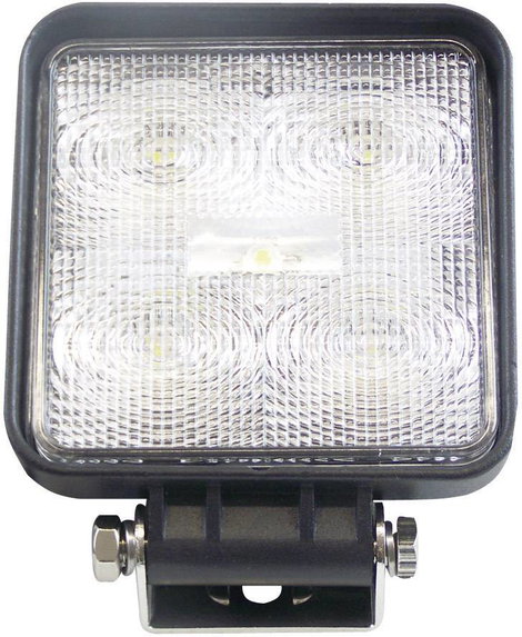 LED-es munkalámpa csavaros lábbal, 12/24 V, (Sz x Ma x Mé) 110 x 110 x 41 mm