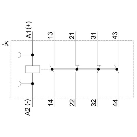 Siemens 3RH2122-1BB40 Védő 24 V/DC 10 A 1 db 2. kép