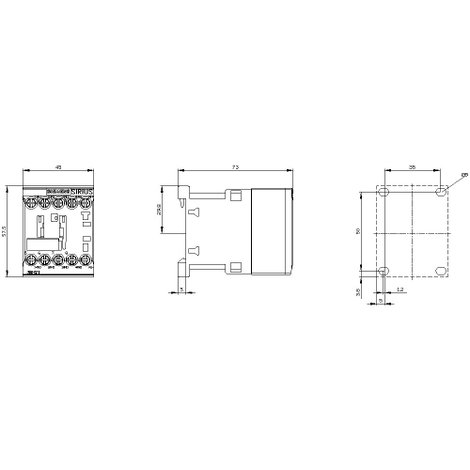 Siemens 3RH2140-1BB40 Védő 24 V/DC 10 A 1 db 3. kép