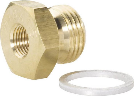 Equus 6902 Menetes adapter Olajhőmérséklet érzékelő, Olajnyomás adó M18 x 1.5