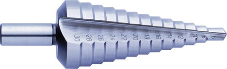 HSS fokozatfúró, lépcsős fúró 4-12 mm Exact 3