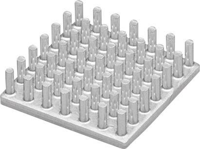 Hűtőborda 3,7 K/W 32,7 x 32,7 x 20 mm, Fischer Elektronik ICK S 32 X 32 X 20