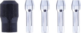 Dremel 4485 5db-os befogópatron készlet, fúrótokmány készlet Dremel kézigépekhez, univerzális kisgép