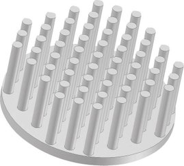 Hűtőborda 11,62 K/W Ø 40 x 20 mm, Fischer Elektronik ICK S R A 40 X 20