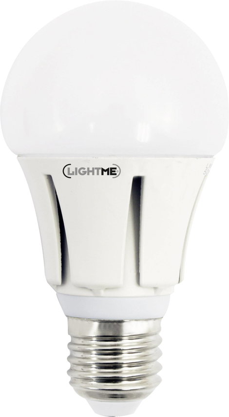 LightMe LED E27 Körte forma 10 W = 64 W Hidegfehér (Ø x H) 60 mm x 114 mm EEK: A+ 1 db