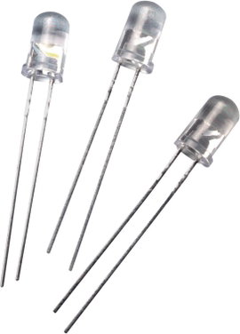 LED 5MM, zöld, HLMP-CM35-X10DD