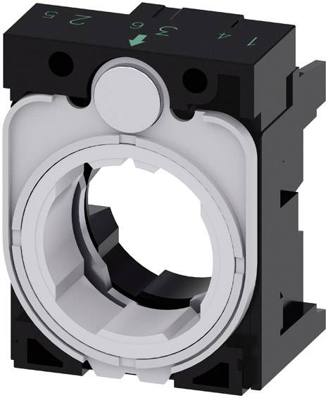 Siemens 3SU1500-0AA10-0AA0 Tartó 3 részes (Sz x Ma) 30 mm x 40 mm Szürke, Fekete 1 db
