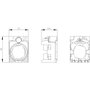 Siemens 3SU1500-0AA10-0AA0 Tartó 3 részes (Sz x Ma) 30 mm x 40 mm Szürke, Fekete 1 db 2. bélyegkép