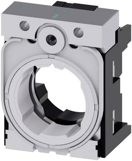 Siemens 3SU1550-0AA10-0AA0 Tartó 3 részes (Sz x Ma) 30 mm x 40 mm Szürke, Fekete 1 db