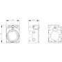Siemens 3SU1550-0AA10-0AA0 Tartó 3 részes (Sz x Ma) 30 mm x 40 mm Szürke, Fekete 1 db 2. bélyegkép