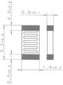 Hőmérséklet szenzor SMD 1206 PT100 2. bélyegkép