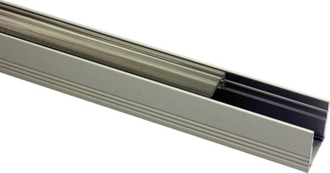 Műanyag borítás aluprofilhoz 1000 mm, átlátszó, Barthelme 62399401 2. kép