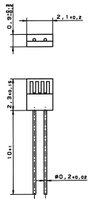 Huzalos platina hőmérséklet érzékelő M222 PT100 2. bélyegkép