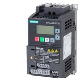 Frekvenciaváltó 0,37 kW 2,3 A 200 V/240 V, Siemens 6SL3210-5BB13-7BV1 Sinamics V20