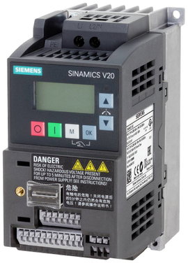 Siemens Bázis átalakító 6SL3210-5BB15-5BV1 0.55 kW 200 V, 240 V