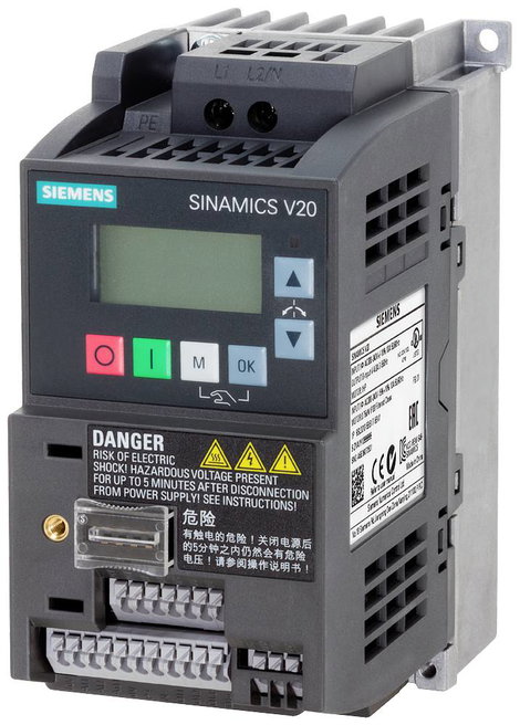 Siemens Bázis átalakító 6SL3210-5BB15-5BV1 0.55 kW 200 V, 240 V