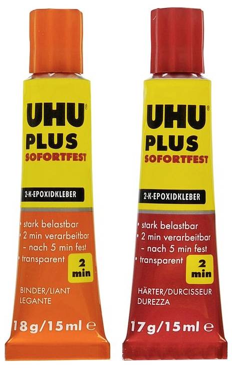 UHU Plus Sofortfest Kétkomponensű ragasztó 45705 35 g 2. kép