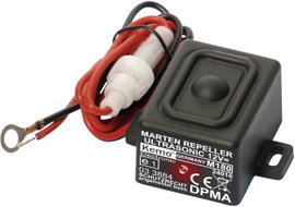 Ultrahangos nyestriasztó és menyétriasztó, vízhatlan, 12V, Kemo M180