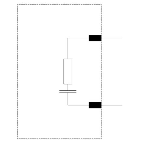 Siemens 3RT2916-1CD00 Túlfeszültség elleni védelem RC pajzzsal Fekete 1 db 2. kép