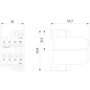 Siemens 3TG1010-0AC2 Motorvédő 3 záró, 1 nyitó 1 db 3. bélyegkép