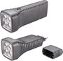Akkus, LED-es kézilámpa, 5 mm Nichia LED, 12 óra, fekete, AccuLux MultiLED 413282 3. bélyegkép