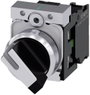 Siemens 3SU11502BF601BA0 3SU1150-2BF60-1BA0 Forgó kapcsoló Fém előlapi gyűrű, magasfényű Fekete, Feh bélyegkép