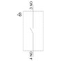 Siemens 3SU11502BF601BA0 3SU1150-2BF60-1BA0 Forgó kapcsoló Fém előlapi gyűrű, magasfényű Fekete, Feh 2. bélyegkép