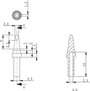 Forrasztóhegy Véső forma TOOLCRAFT HF-2,4MF Hegy méret 2.4 mm Csúcs hossza 17 mm Tartalom, tartalmi 2. bélyegkép