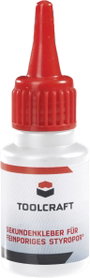 Polisztirol, Styropor pillanatragasztó 20g Toolcraft Styrodur® bélyegkép