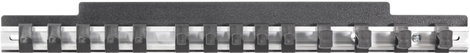 Csillagkulcs-villáskulcs tartó akasztós alumínium léc, 435 mm x 48 mm, Toolcraft 886892 2. kép
