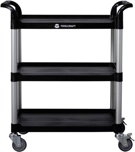 Alumíniumvázas műhelykocsi, szerszámtároló kocsi, Toolcraft MZW-203