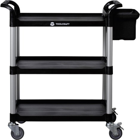 Alumíniumvázas műhelykocsi, szerszámtároló kocsi, Toolcraft MZW-203 2. kép