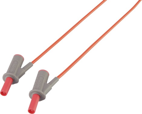 Nagyon hajlékony, [lamellás dugó, 4 mm - lamellás dugó, 4 mm], 10 A, MSB-501 2. kép