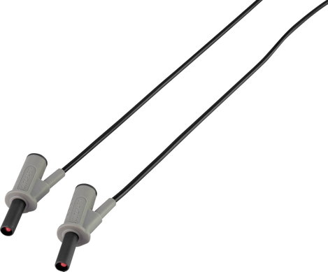 Nagyon hajlékony, [lamellás dugó, 4 mm - lamellás dugó, 4 mm], 10 A, MSB-501 2. kép
