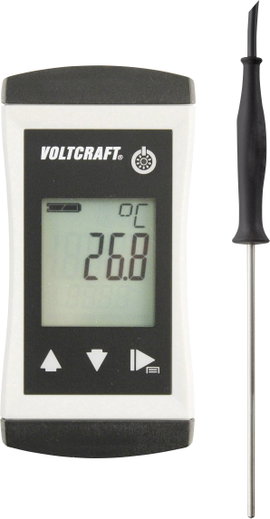 VOLTCRAFT PTM-110 Hőmérséklet mérőműszer -70 - 250 °C Érzékelő típus Pt1000 IP65 Kalibrált: Gyári st