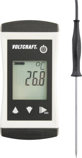 VOLTCRAFT PTM-120 Hőmérséklet mérőműszer -70 - 250 °C Érzékelő típus Pt1000 IP65 Kalibrált: Gyári st