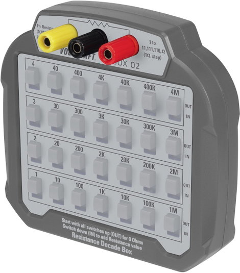 Ellenállás mérődekád 1 % VOLTCRAFT R-BOX 02 VC-8057115