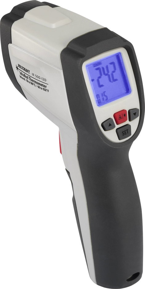 Infra hőmérő, optika 12:1, -50...+500 °C, Voltcraft IR 500-12D 4. kép