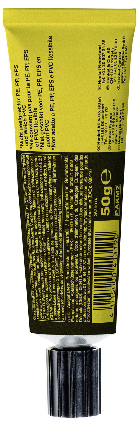 PATTEX MULTI univerzális ragasztó, 50 g-os tubus 2. kép