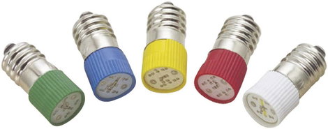 Barthelme LED lámpa, 2 chippel, 6V, T10 E10, fehér, 70113192