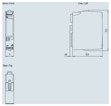 Siemens 6ES7132-6BF01-0BA0 SPS kimeneti modul 3. kép