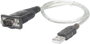 USB - RS232 átalakító 0,45 m 1x D-SUB dugó 9 pól. - 1x USB 1.1 dugó A, Manhattan 982417 bélyegkép