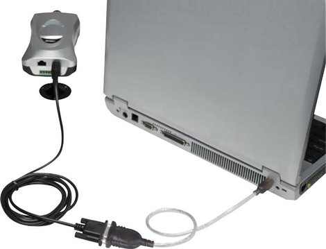 USB - RS232 átalakító 0,45 m 1x D-SUB dugó 9 pól. - 1x USB 1.1 dugó A, Manhattan 982417 2. kép