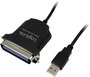 LOGILINK USB 1.1 USB / párhuzamos adapter USB 1.1 csatlakozó A / Centronics csatlakozó Fekete 1.8m bélyegkép