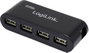 4 portos USB HUB, fekete, LogiLink bélyegkép