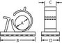 Öntapadós kábelrögzítő, Tru Components WCN-25 2. bélyegkép