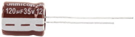 Elektrolit kondenzátor THT, RM 5 mm 470 nF 50 V 20 % Ø 12,5 x 20 mm Jamicon TLR471M1HI20R