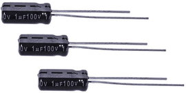 Elektrolit kondenzátor THT, RM 2 mm 4,7 nF 100 V 20 % Ø 5 x 11 mm Jamicon TKR4R7M2AD11M