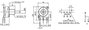 Potentiometer Service 63250-01600-2169/B250K Forgató potenciométer 0.2 W 250 kΩ 1 db 2. bélyegkép