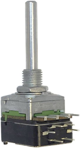 Potentiometer Service 63250-01402-5834/B5K Forgató potenciométer Nyomó-húzó kapcsolóval 0.2 W 5 kΩ 1